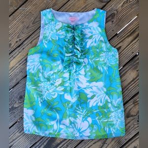 Lilly pulitzer sleeveless blouse sz 4